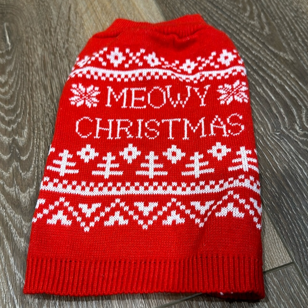 Christmas Sweater for cat